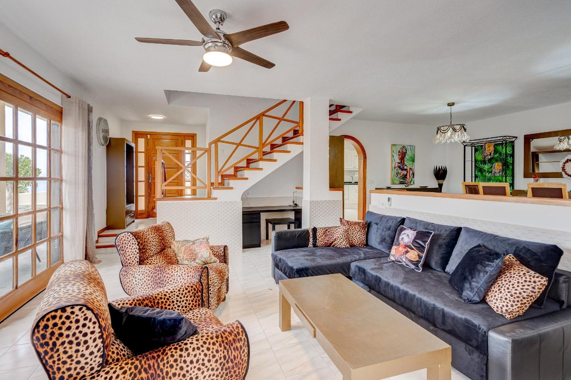 Villa Natali ,Luxury 3-Levels Large Villa On Tenerife, Ocean View, Private Poo L& Barbecue Area アデヘ エクステリア 写真