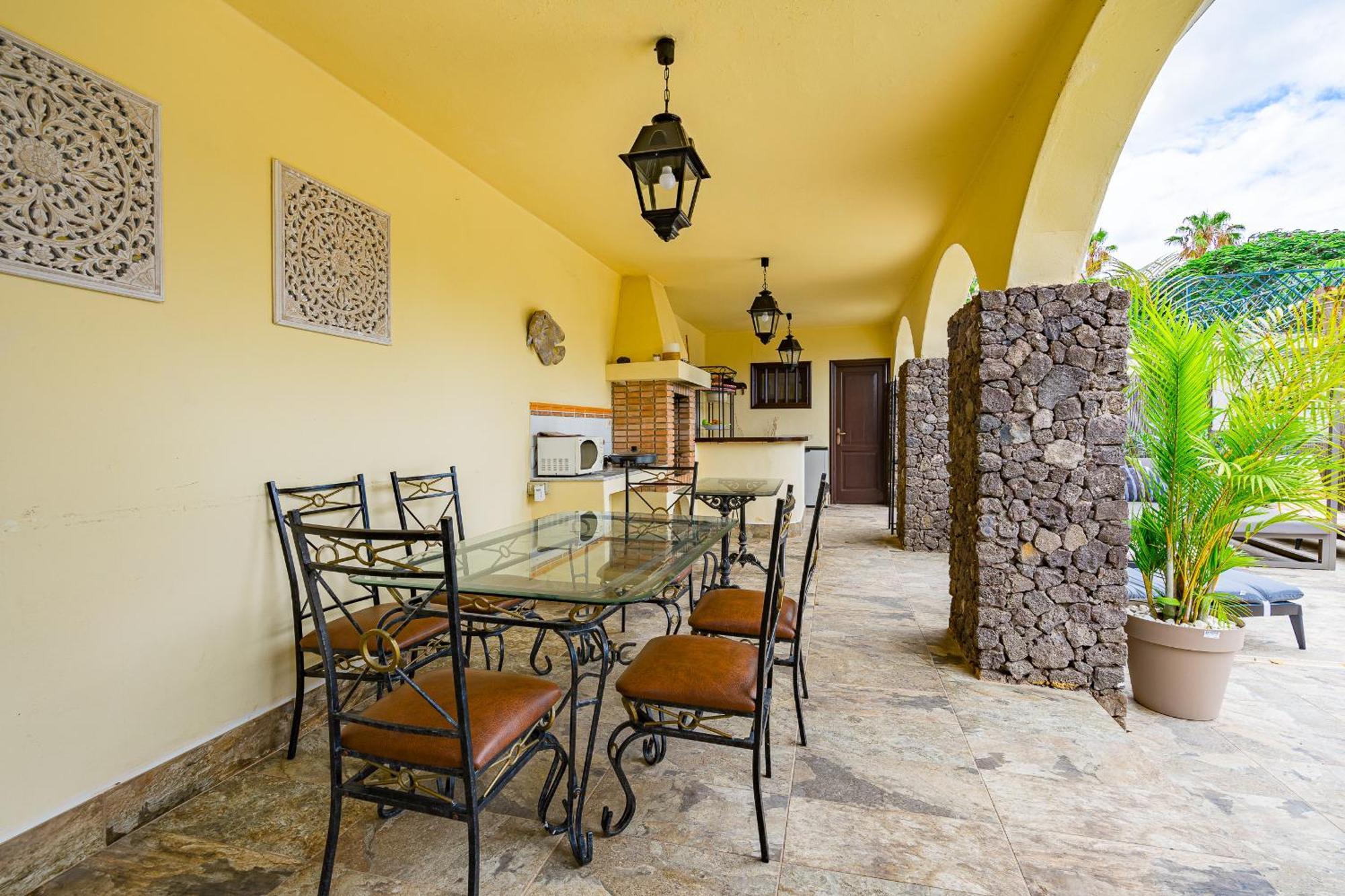 Villa Natali ,Luxury 3-Levels Large Villa On Tenerife, Ocean View, Private Poo L& Barbecue Area アデヘ エクステリア 写真