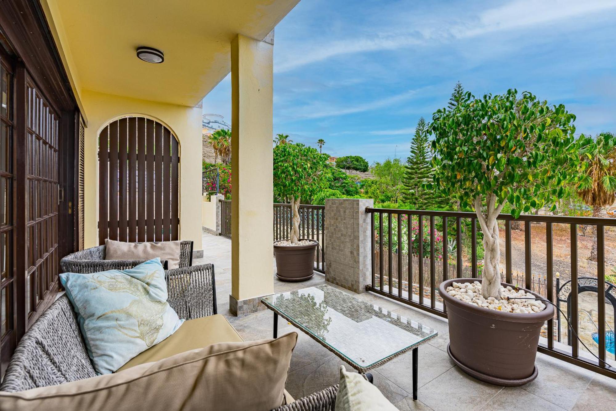Villa Natali ,Luxury 3-Levels Large Villa On Tenerife, Ocean View, Private Poo L& Barbecue Area アデヘ エクステリア 写真